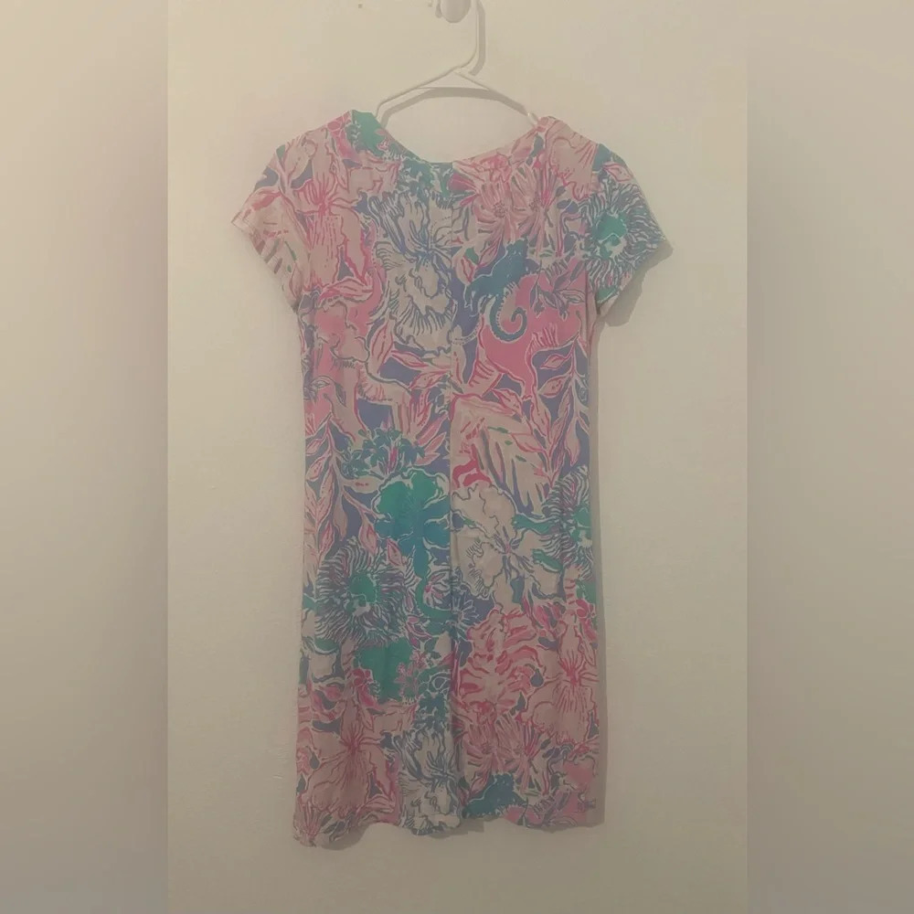 Lilly Pulitzer Sophiletta Dress Small Viva La Lilly Colorful Beachy Tropical Sm - Picture 2 of 8